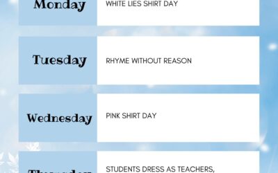 Winter Carnival Spirit Week – Grades 6 to 12