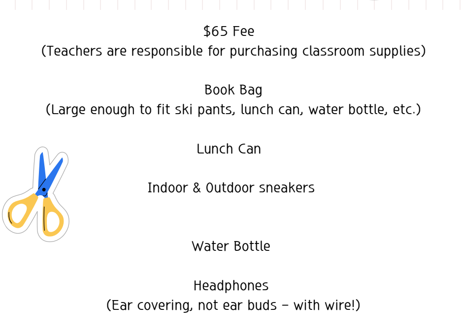 K-5 Supply List 2026-2027